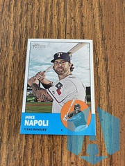2012 Topps Heritage #485 Mike Napoli SP Rangers